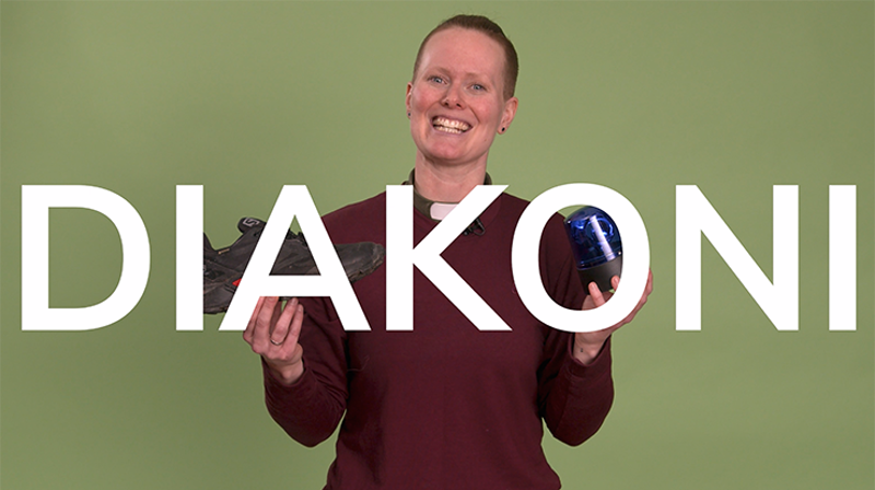 Kirsten Finch er diakon i Bøler menighet, og hun guider deg gjennom hva diakoni er. (Foto: Grab fra film produsert av VON)