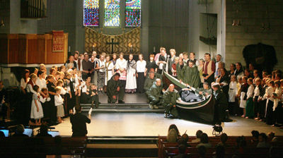 Fra "Herr Petters lovsang" i Bodø Domkirke (Foto: Bjørn Erik Olsen).