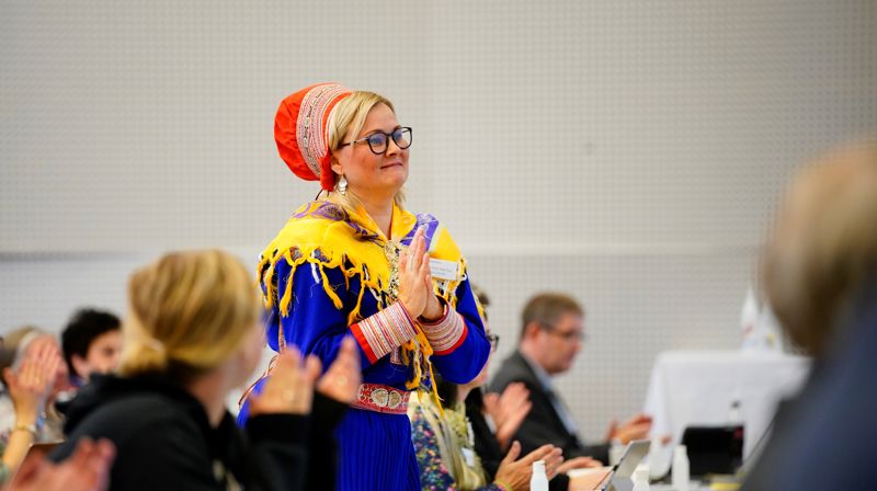 Sara Ellen Anne Eira er leder av Samisk kirkeråd. Foto: Ole Martin Wold