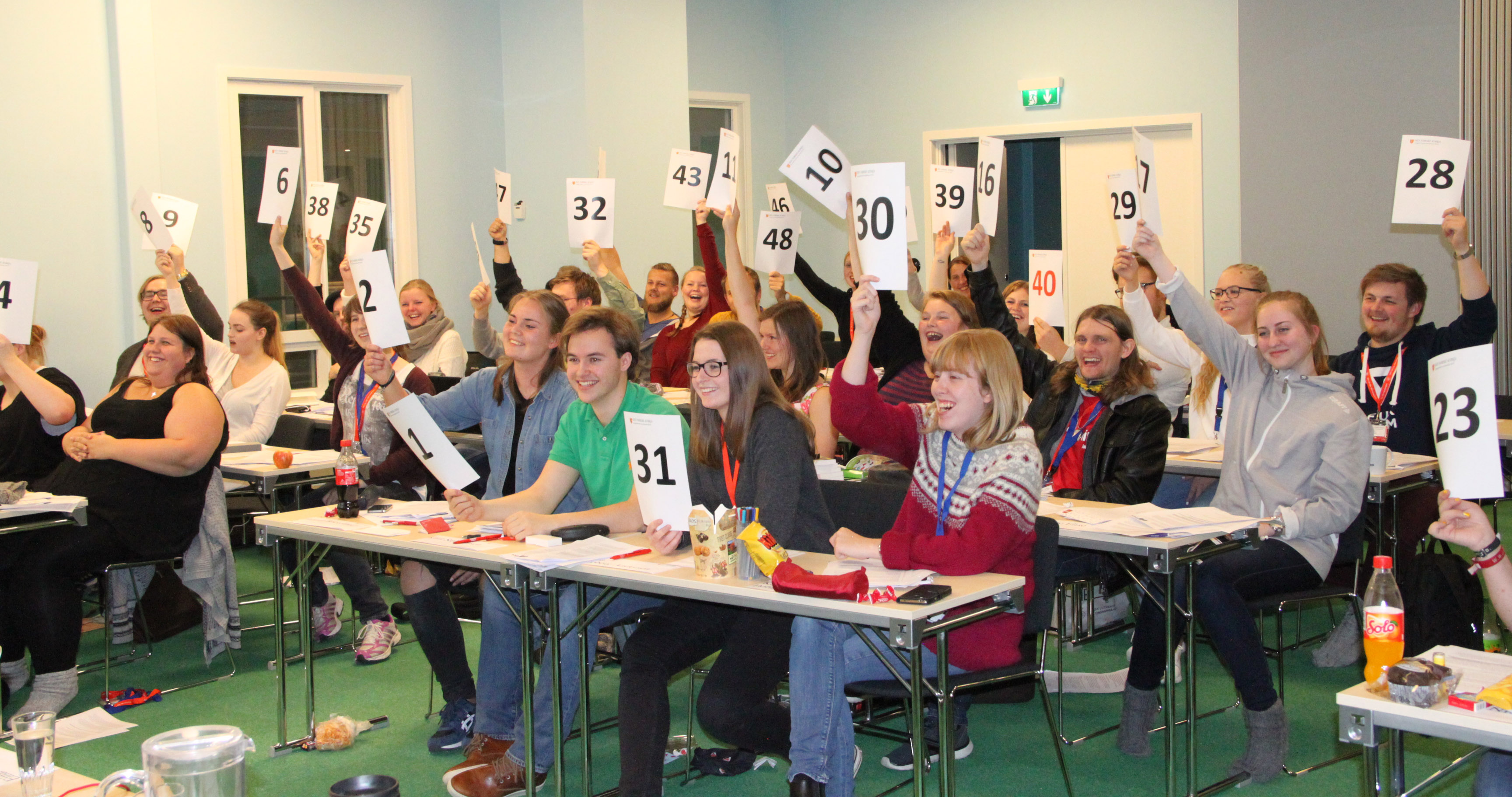Delegatane ved Ungdommens kyrkjemøte 2015. Foto: Randi Langkaas/Kyrkjerådet