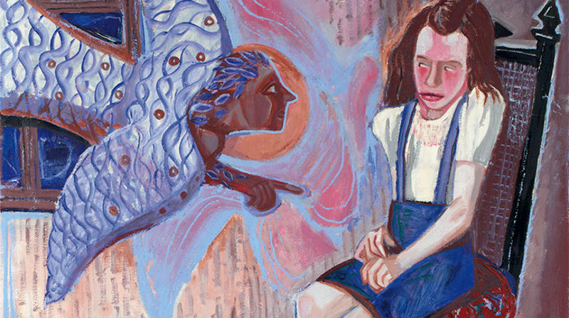 Verkündigung (Annunciation), 1950, av den tyske kunstneren, Otto Dix, (1891 - 1969)