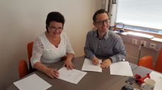 adm. dir. i Tet Berit Rognsjord og kirkeverge Kjetil Nordstrøm